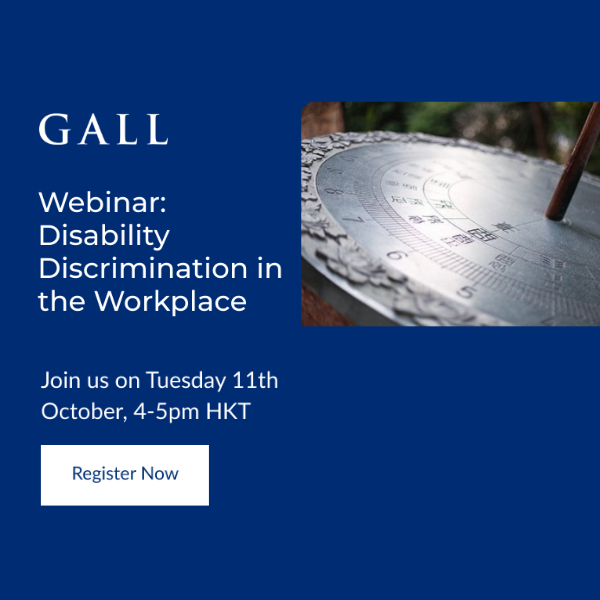 Webinar: Disability Discrimination in the Workplace